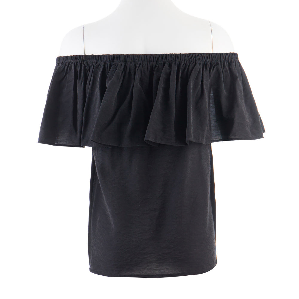 Hot Sale! Off - Shoulder Women Tops with Ruffled Neckline: Sweet and Romantic Style