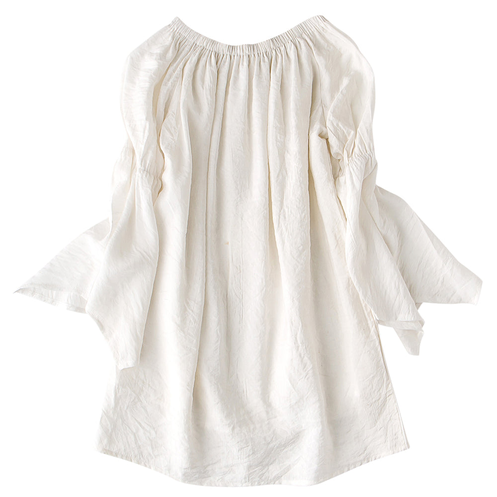 Best - selling Off - Shoulder Top with Flared Sleeves: Casual, Sweet & Romantic