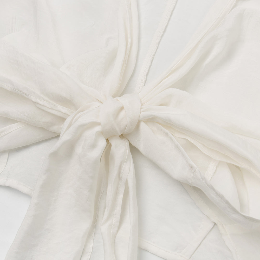 European Market Hot! Summer - ready Tencel - Cotton Short Bolero with Tie - up, a Versatile Sun - protecting Shawl. Dropshipping Available!