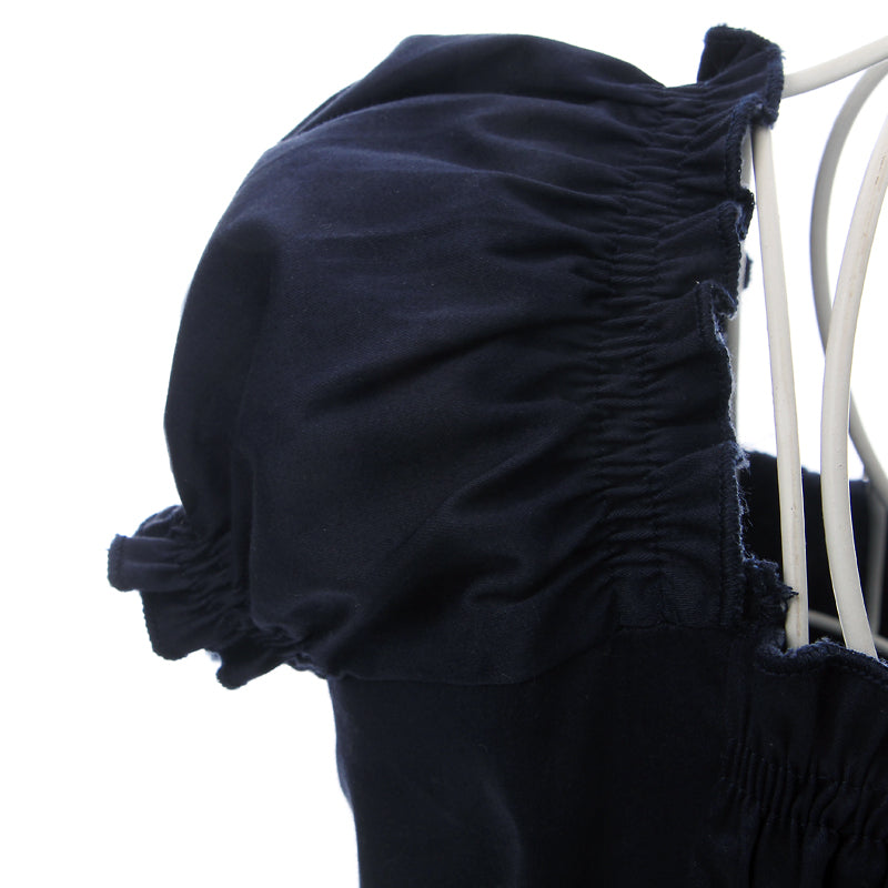 Hot - Selling! Retro Polka - Dot Dress with Puff Sleeves & Waist - cinching Bow