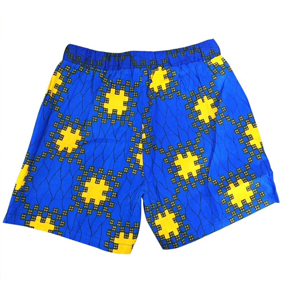 Must Have African Wax Print Cotton Shorts: Breathable, Stylish & Comfort - Fit