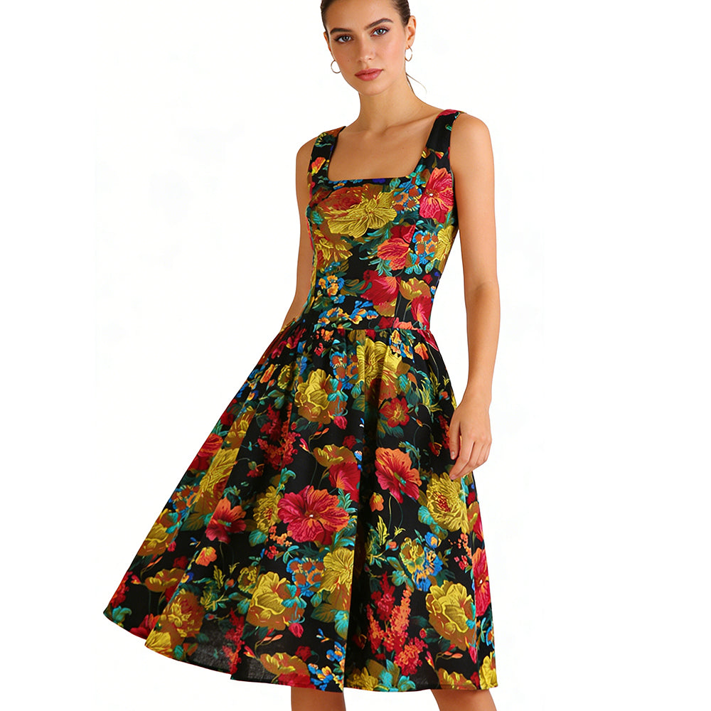 Wholesaler Supplier Vintage Style Cotton Dress 1950s 1960s Design A Li – Candow Clothing Manufacturer Wholesale & Dropship
