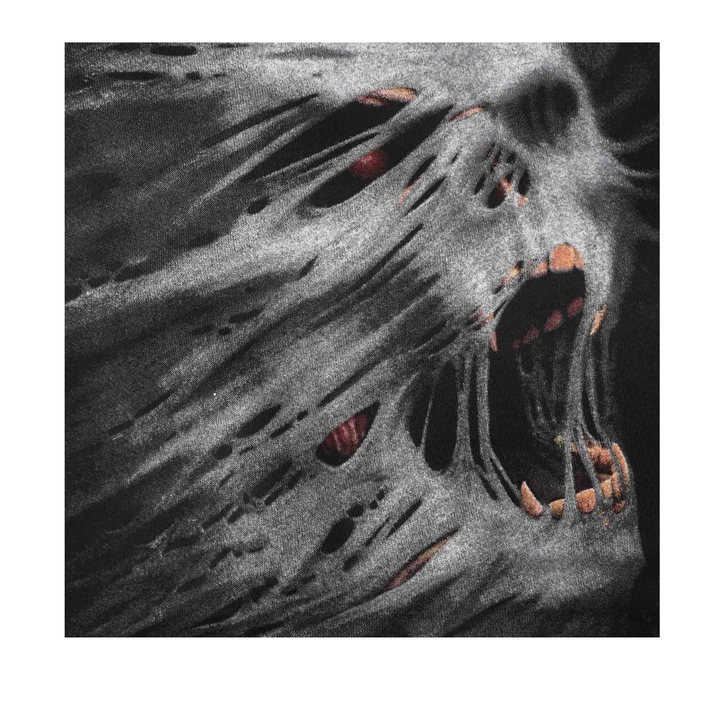 Unisex Streetwear Punk Gothic Skull Zip-Up Hoodie – Dark Themed Graphic with Bold Edgy Design, Perfect for Goth Fans & Bold Outfits