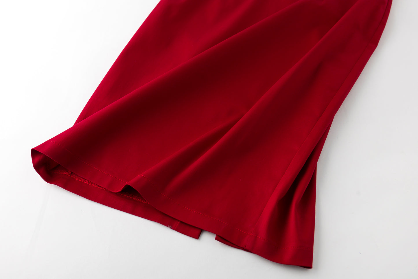 Women's Red Off Shoulder Bodycon Dress - Ruffled Short Sleeve Party Cocktail Midi Dress