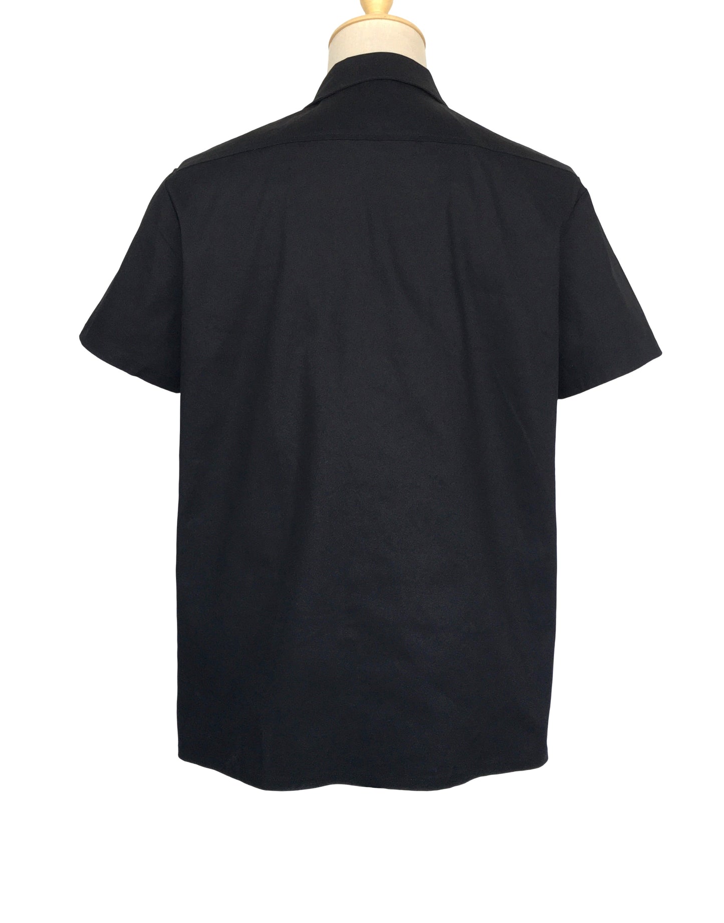 Cotton, European and American men's casual collar button up men's shirt black and red popular splicing men's clothing