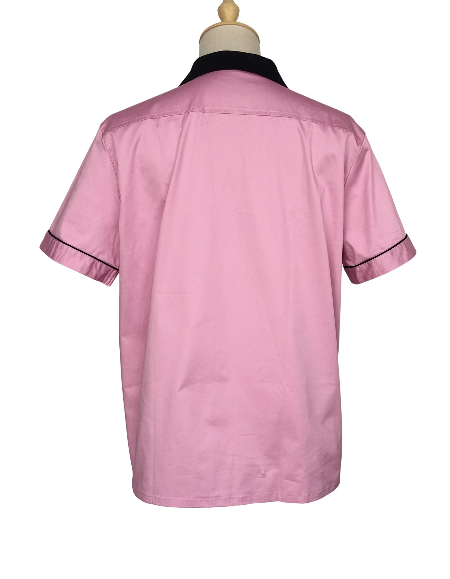 Retro Party Stage Work Shirt for Men - Short Sleeve Cotton Vintage Fashion Casual Top