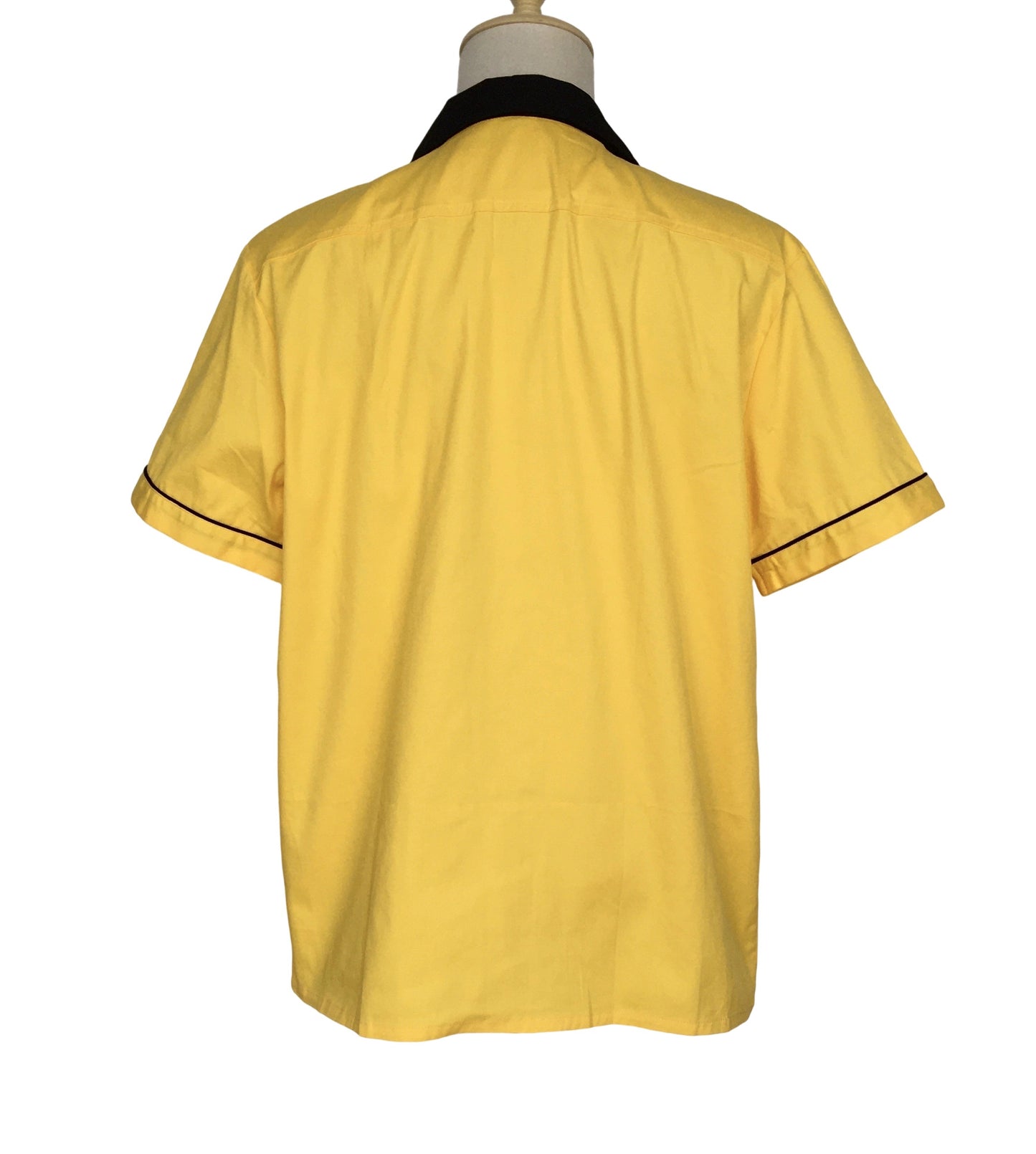 Retro Party Stage Work Shirt for Men - Short Sleeve Cotton Vintage Fashion Casual Top