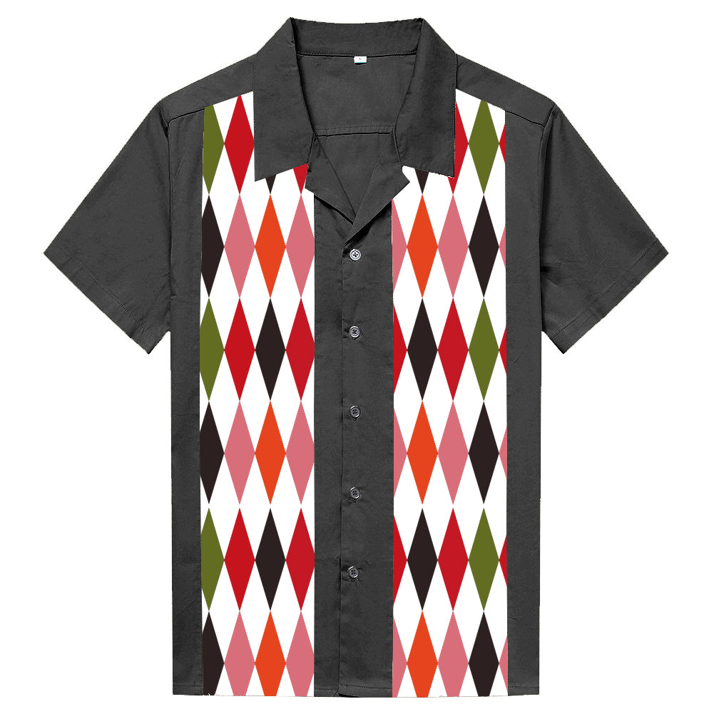 Custom Clothing Manufacturing Wholesale Hawaiian Vintage Style Bowling Shirts