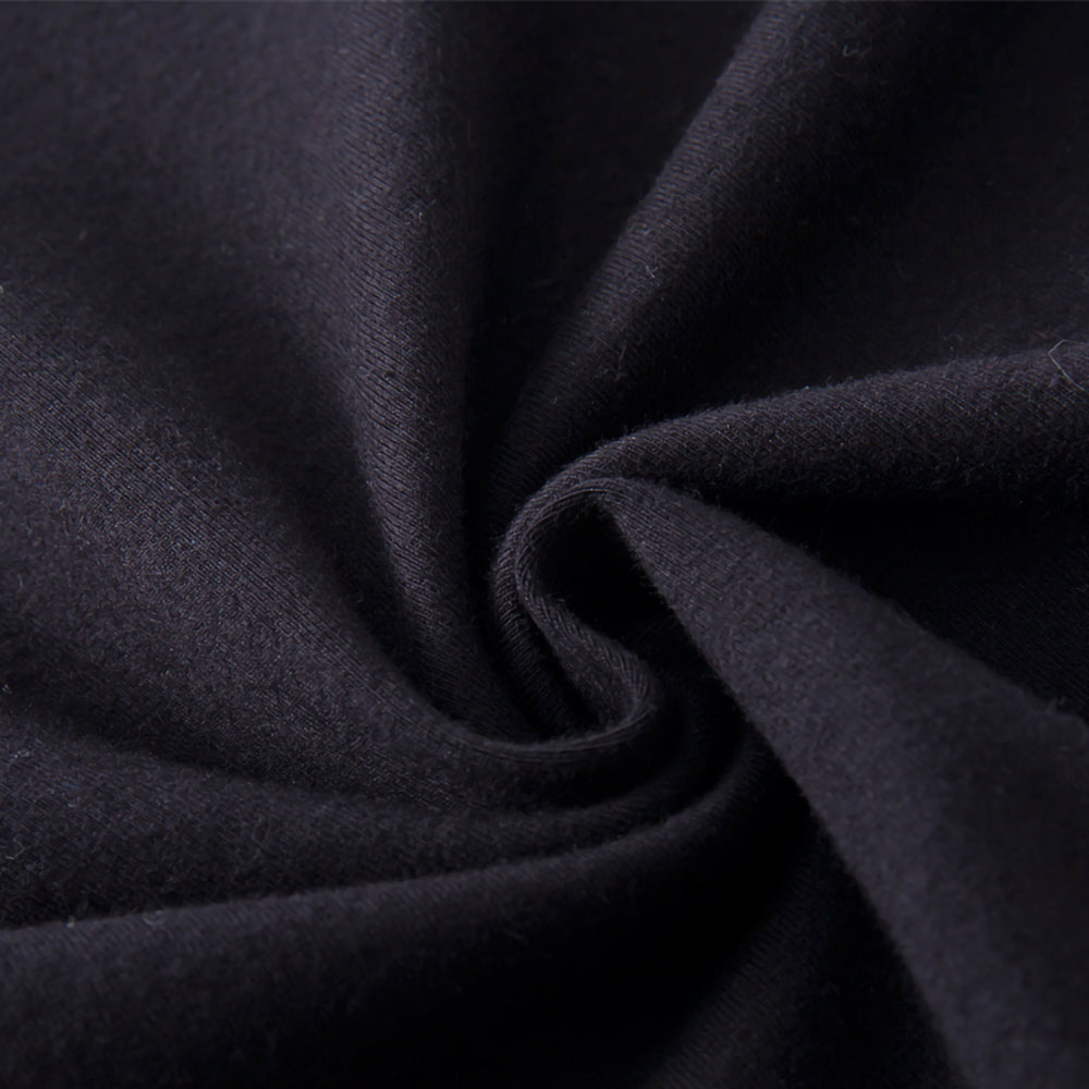 Women's Black Off - Shoulder Slim Fit Short - Sleeve Casual Top, Basic Solid Color T - shirt for Daily Wear