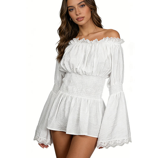Dropshipping Wholesale Off Shoulder Peasant Blouse